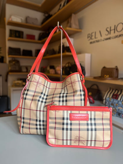 Burberry Haymarket Check Shoulder