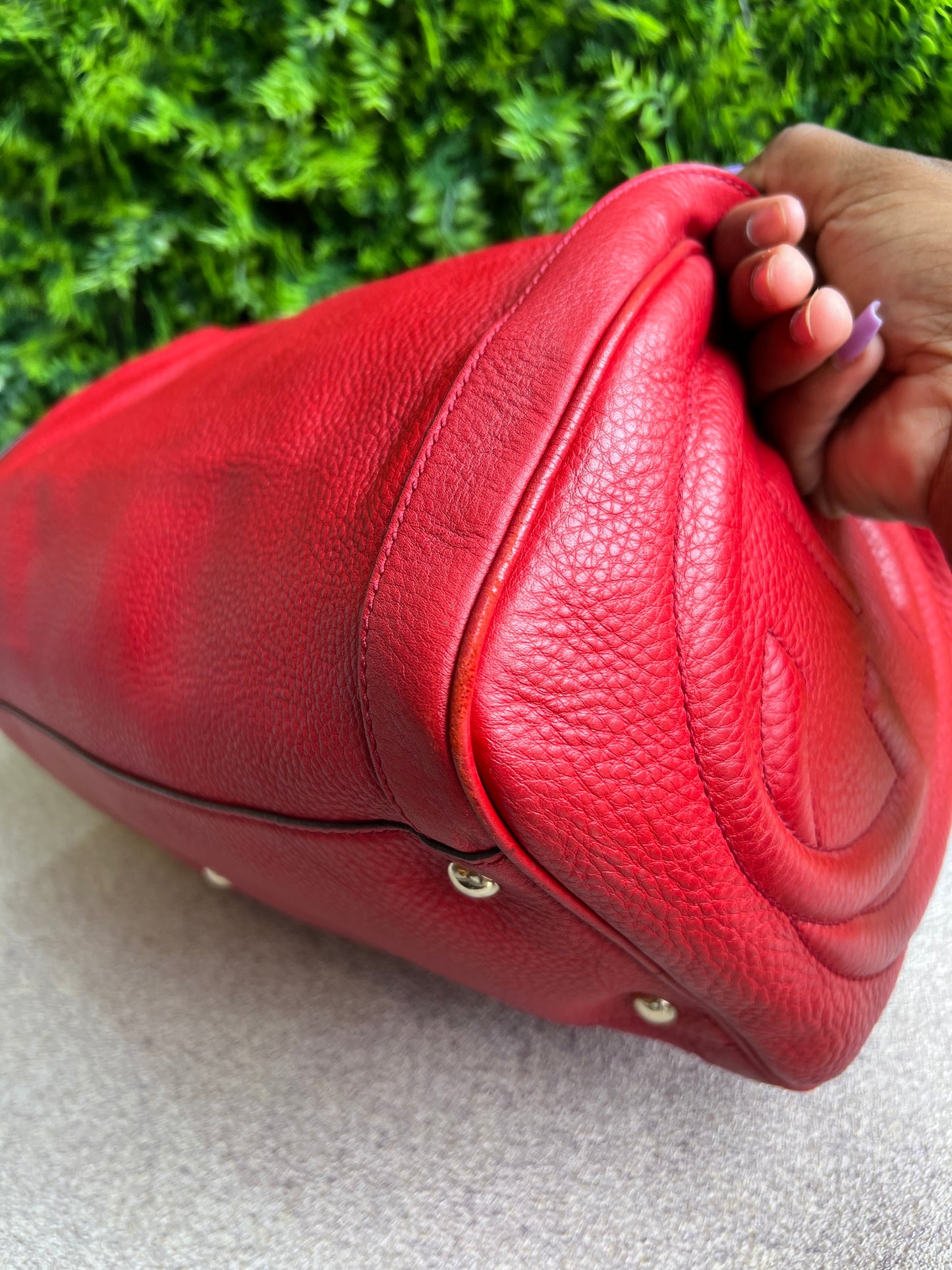 Gucci Soho Boston Vermelha
