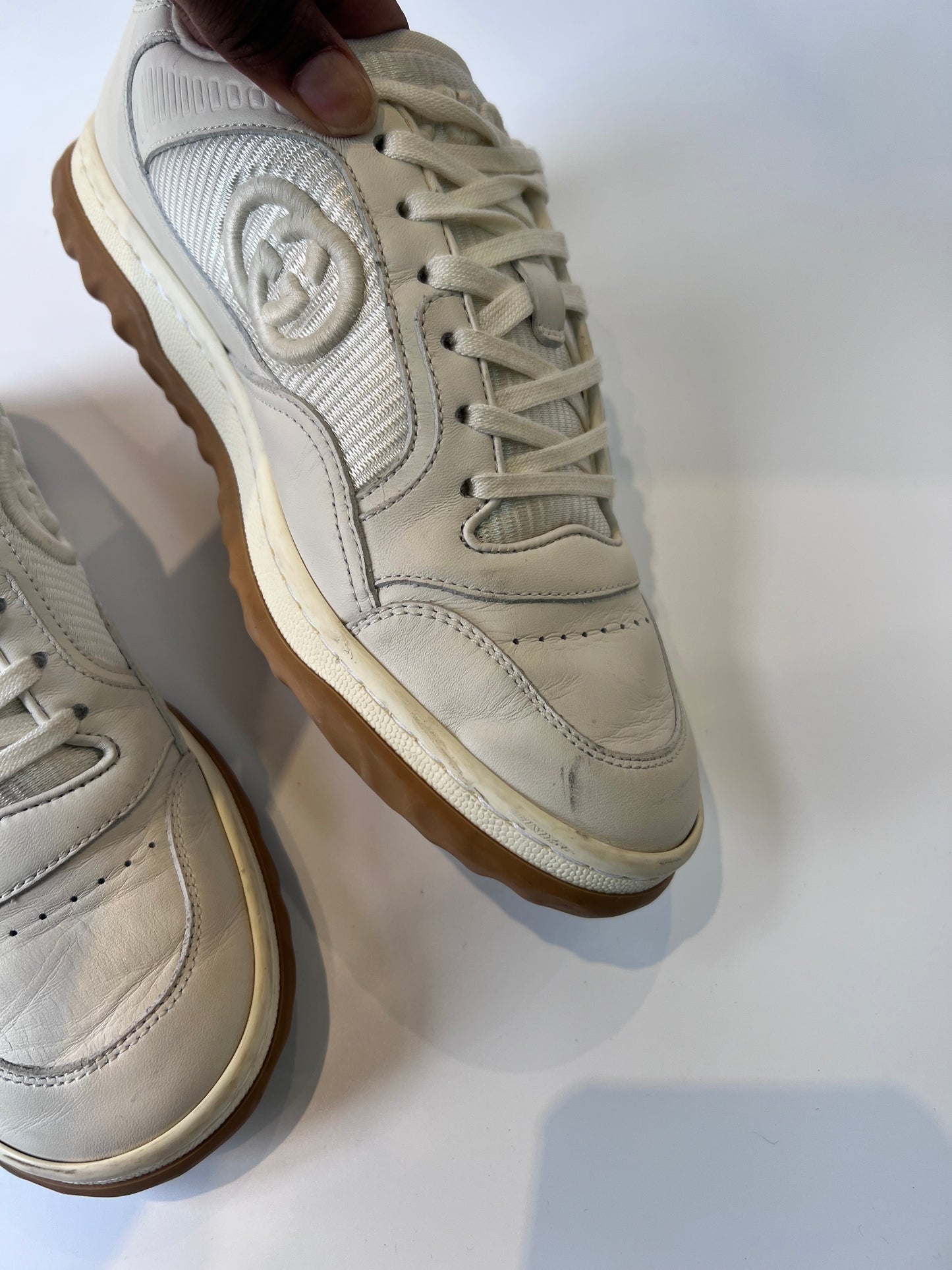 Tenis Gucci Mac 80 em couro