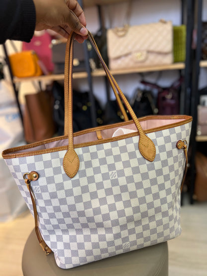 Louis Vuitton Neverfull MM Damier azur