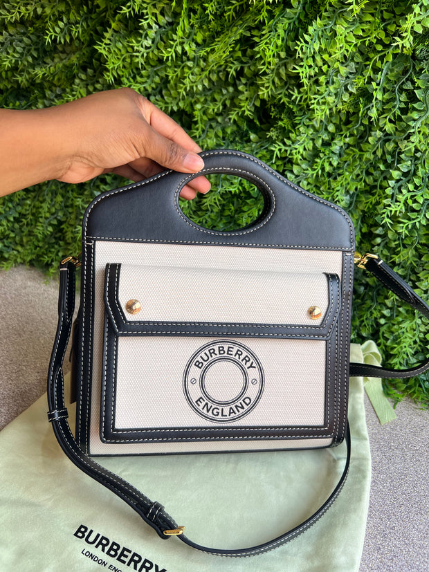Burberry Canvas Logo Pochet