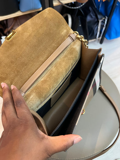 Burberry Macken Check Nude