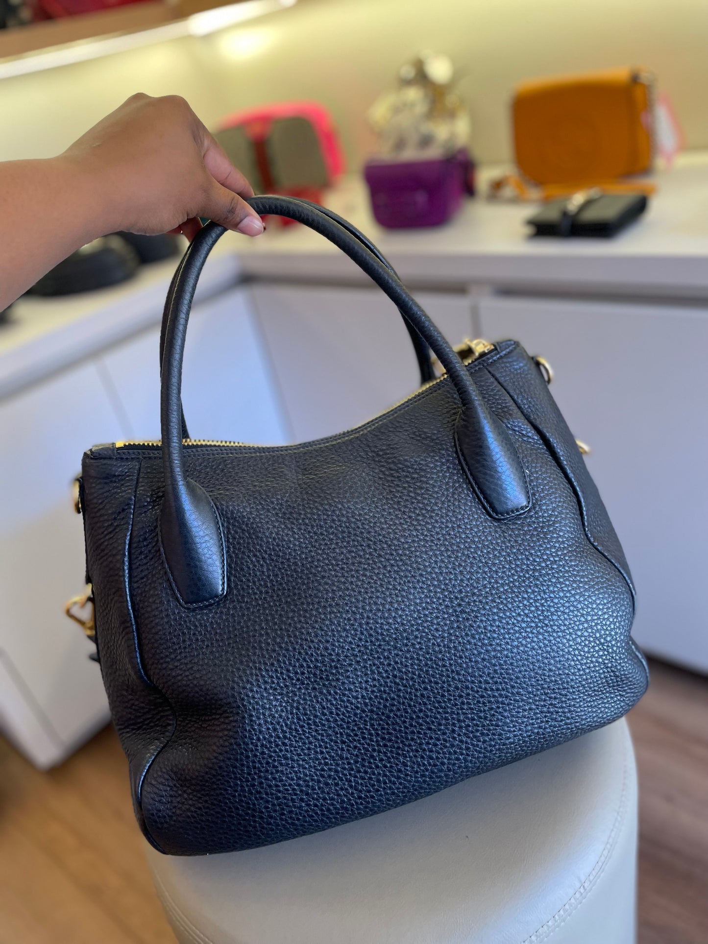 Prada Crossbody Leather Preta
