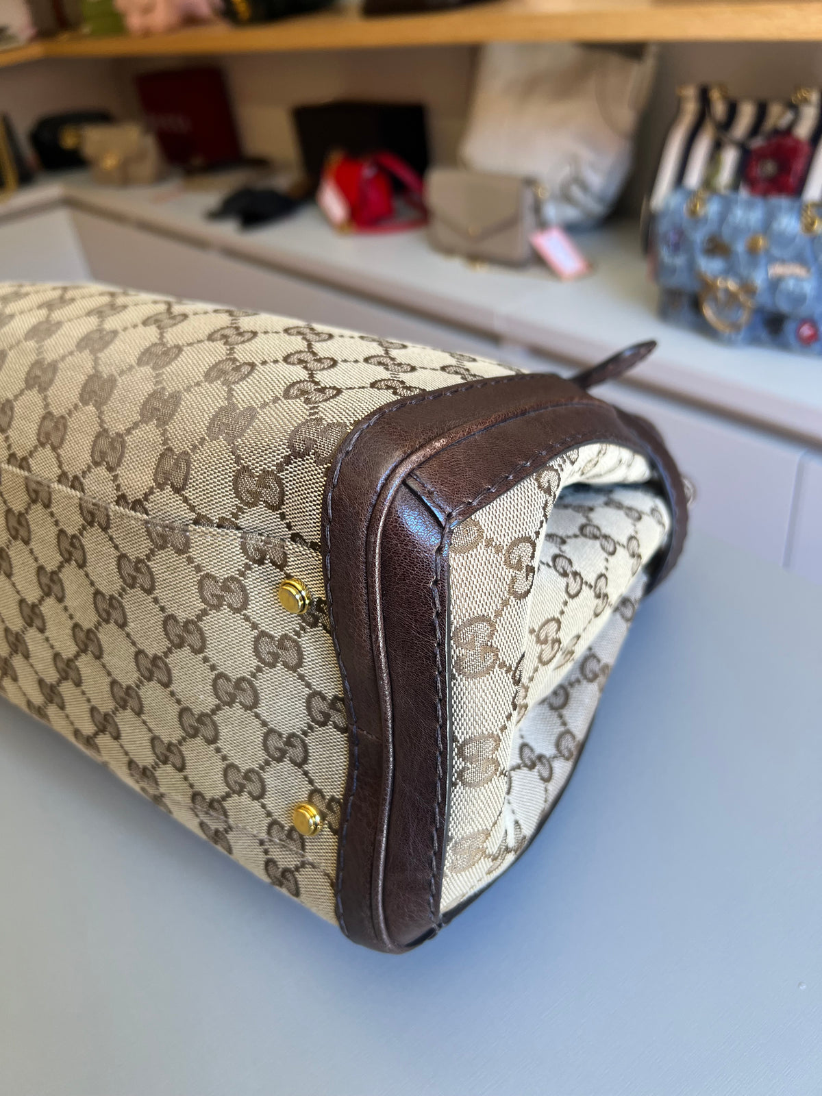 Gucci GG Canvas Running Tote