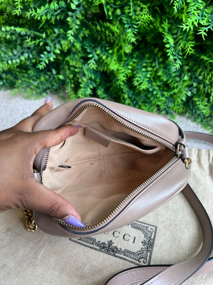 Gucci Marmont Matelassê  Nude