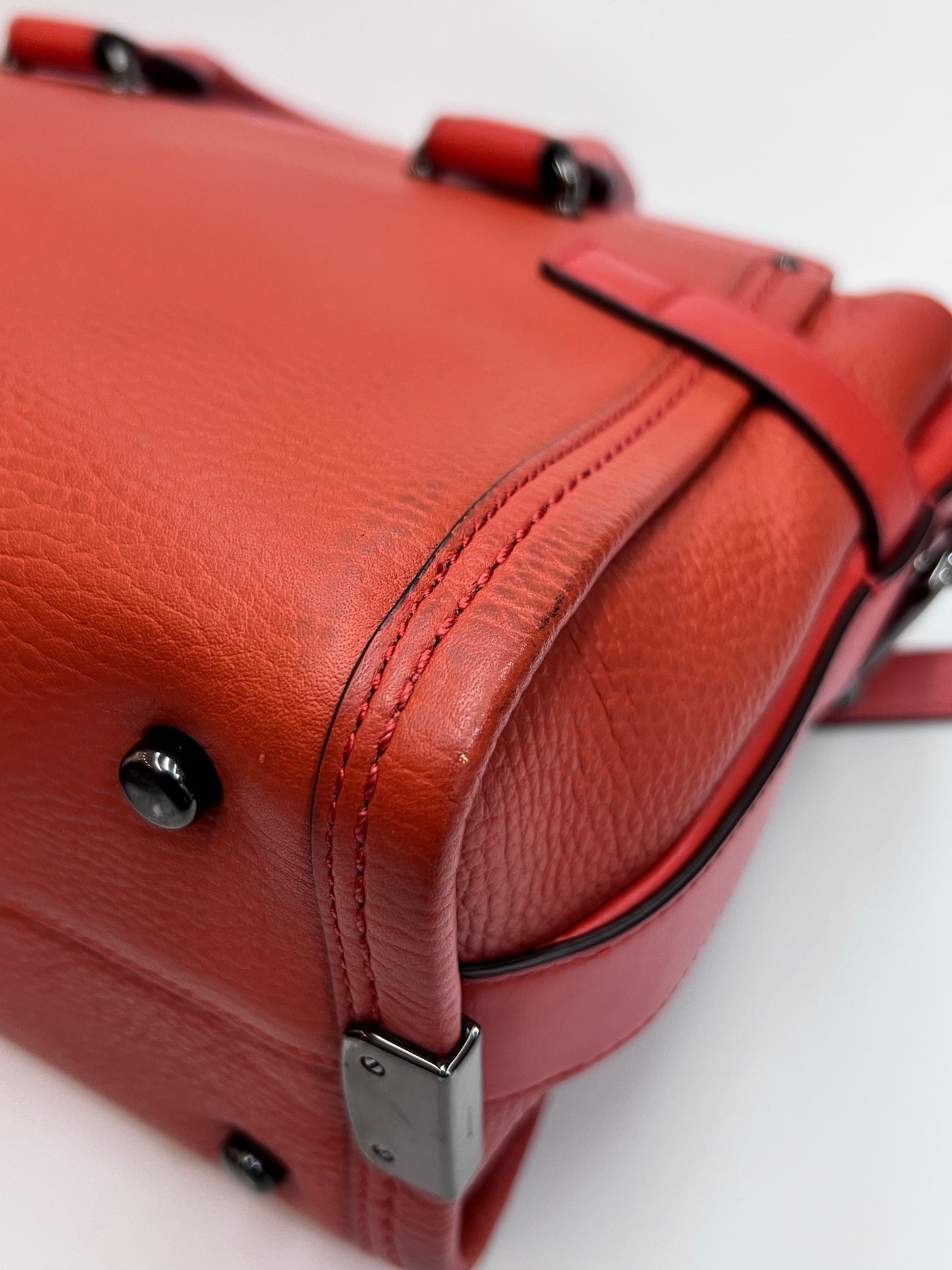 Coach Swagger Pebbled Laranja