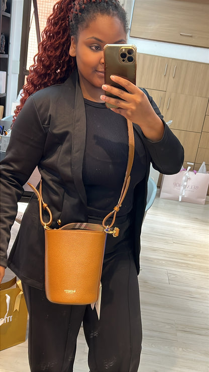 Burberry Lorne Bucket Marrom