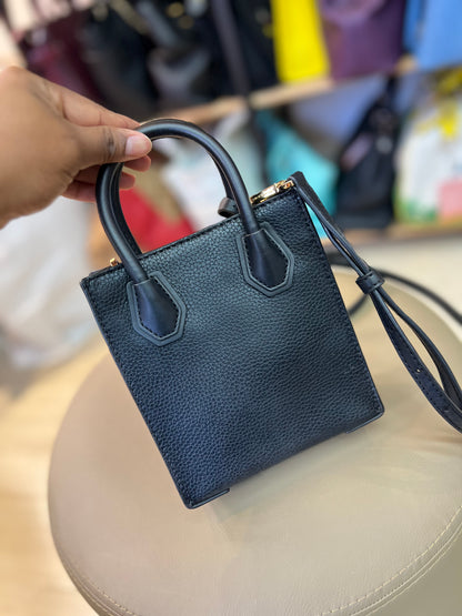 Michael Kors Mercer em Couro Preto