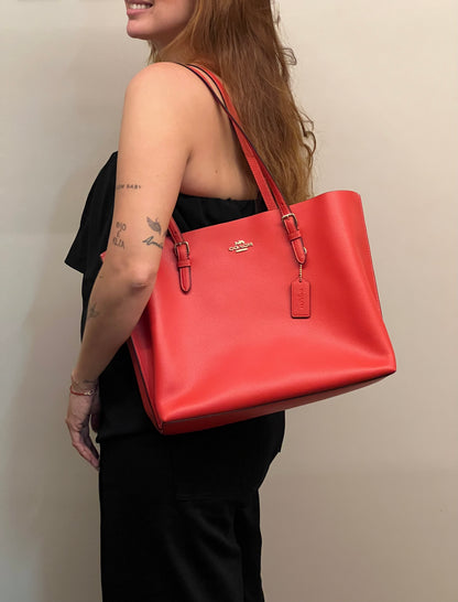Coach Shopping Tote Vermelha