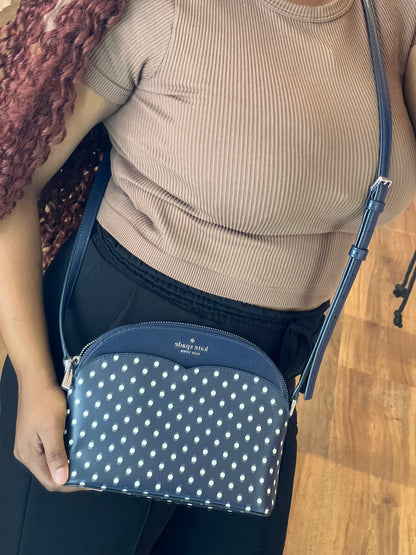 Kate Spade Crossbody Poá Azul