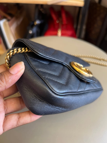 Gucci Mini Marmont Preta