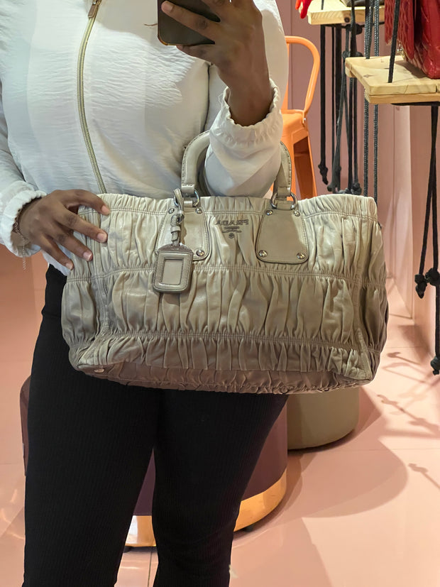 Prada Matelassê Nude