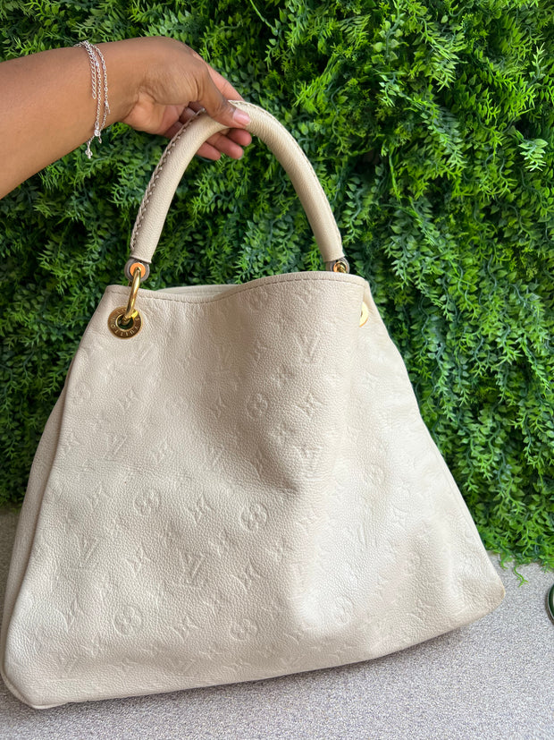 Louis Vuitton Artsy MM Couro branco
