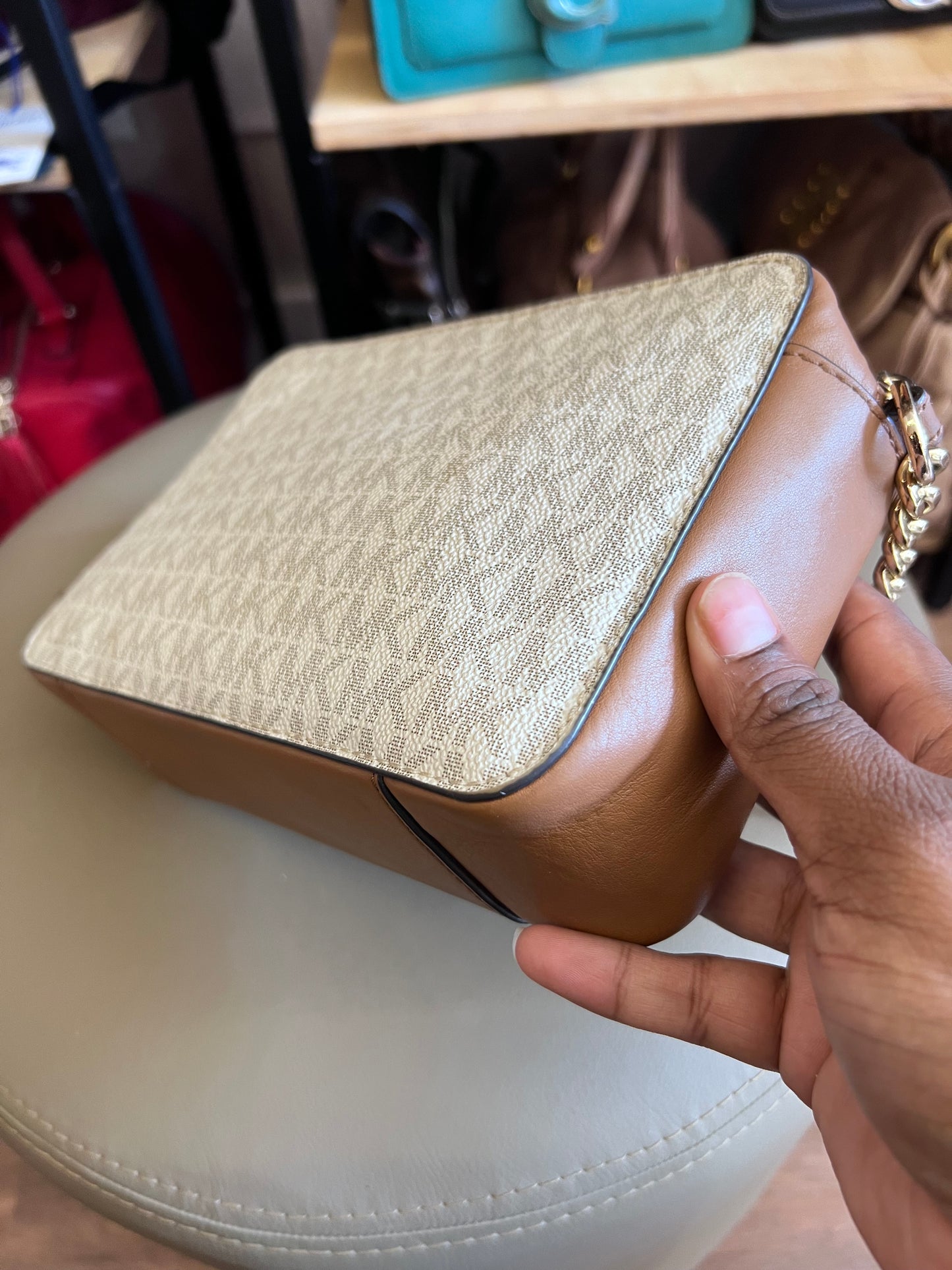 Michael Kors Câmera Bag Monograma