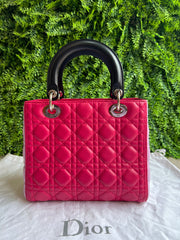 Lady Dior Cannage Quilted Rosa