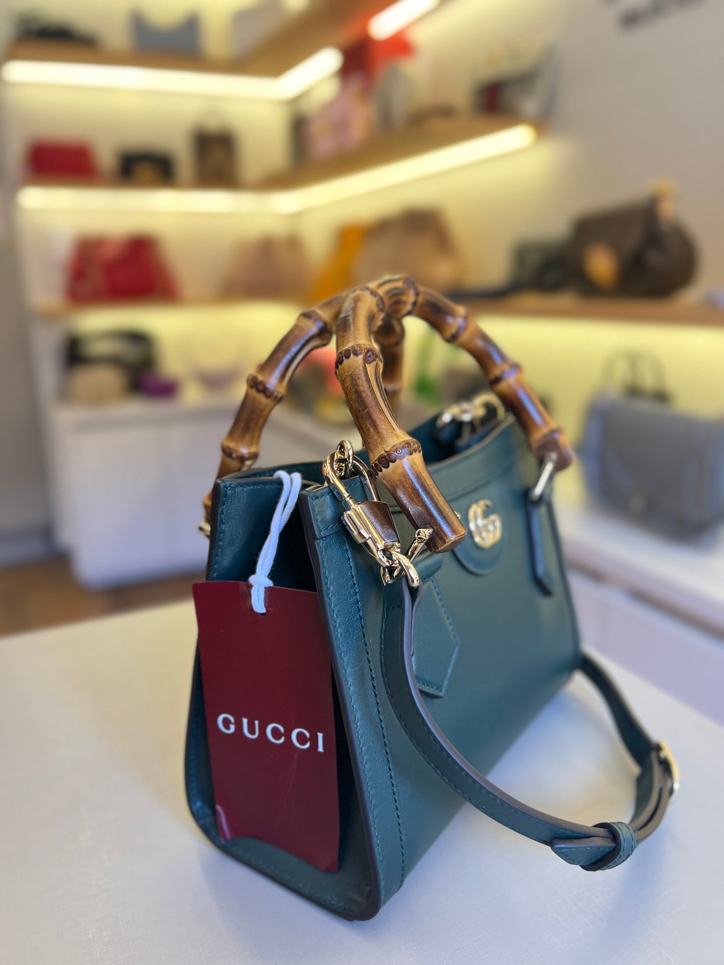 Gucci Diana Bamboo Mini Verde