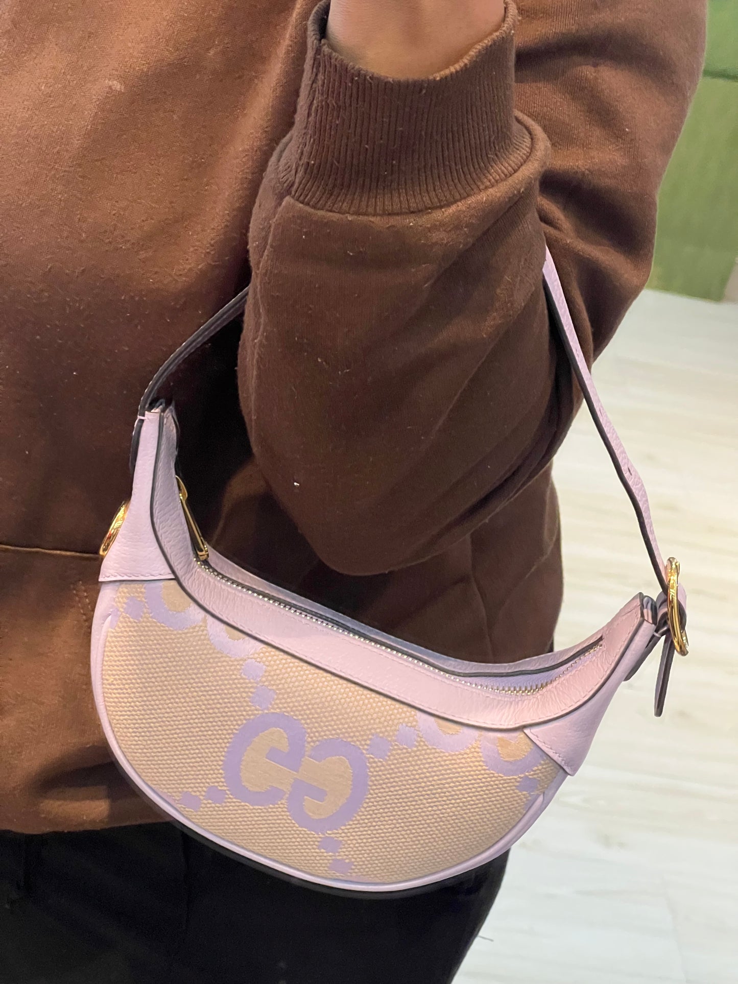 Gucci Half Moon Mini Lilás