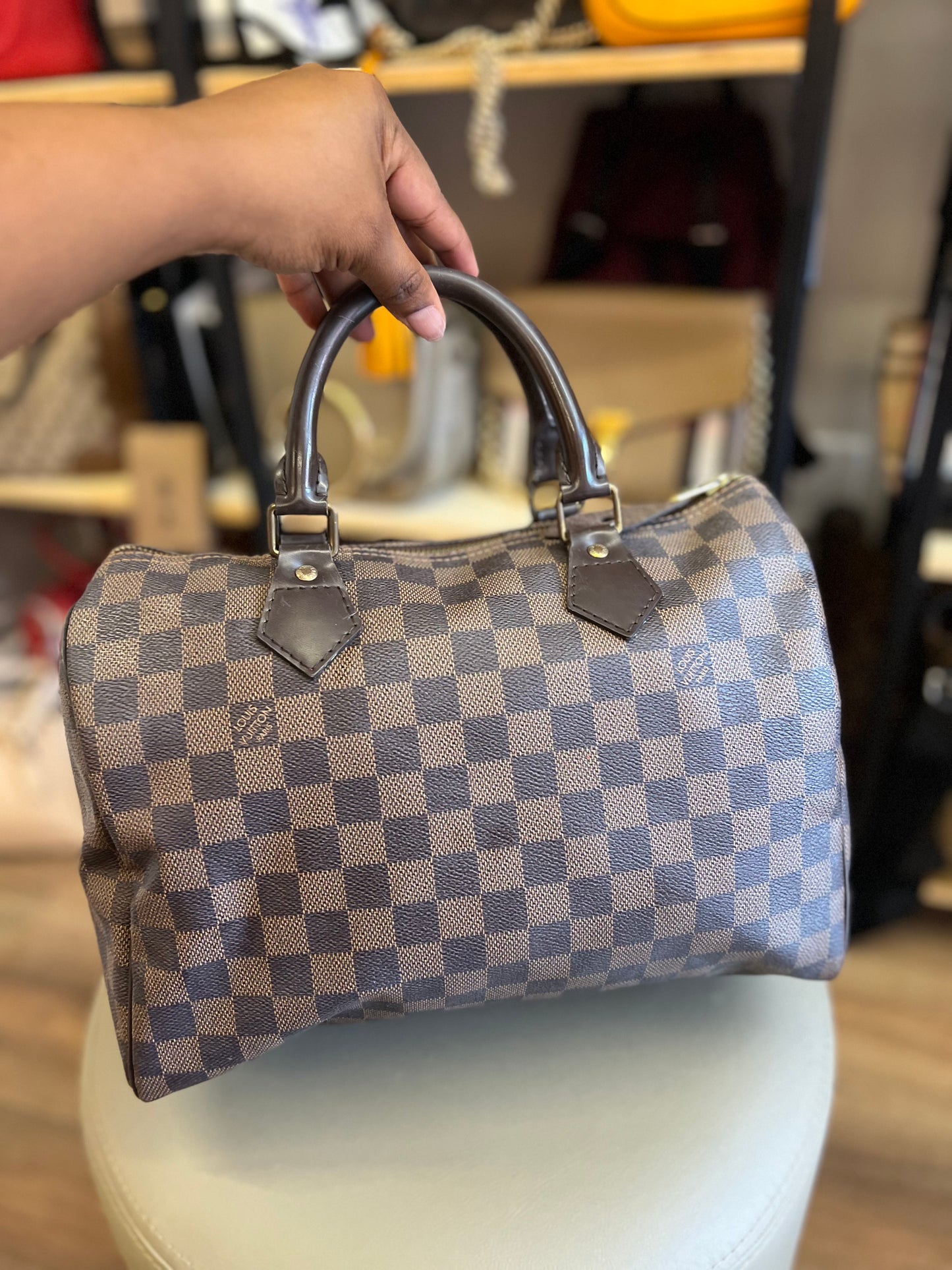 Louis Vuitton Speedy 30 Damier Ebene