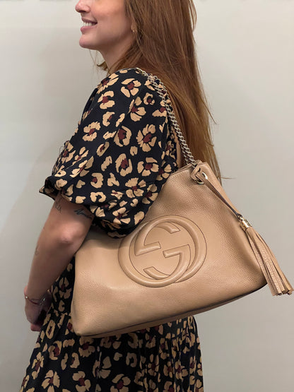 Gucci Soho Chain Nude