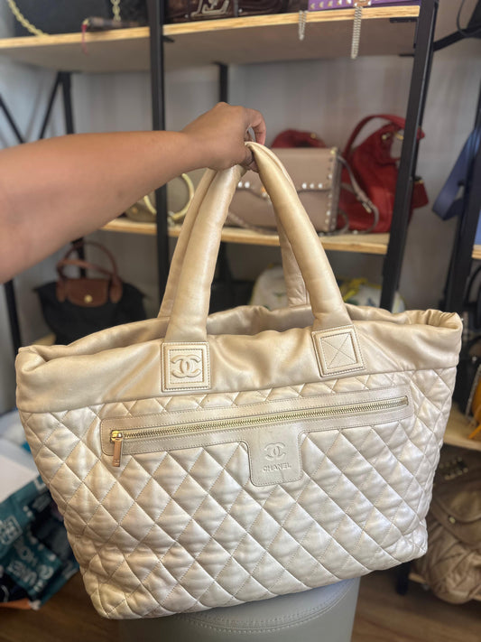 Chanel Cocoon Puffer Gold