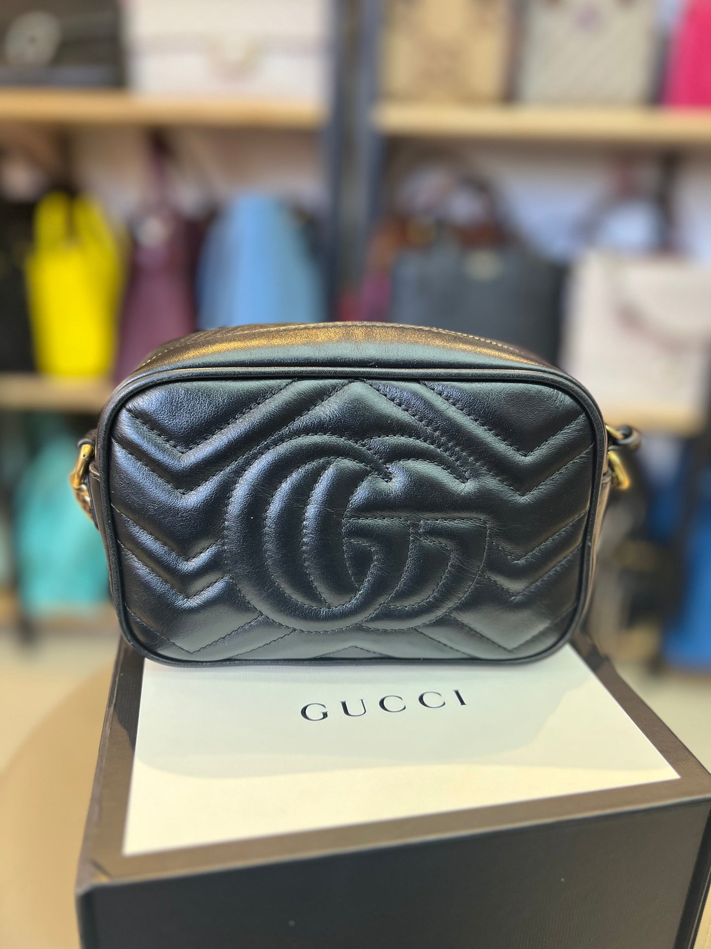 Gucci Marmont Mini preta