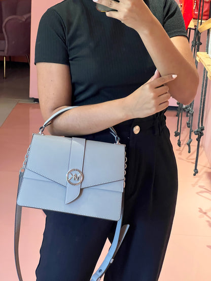 Michael Kors Greenwich em couro Saffiano