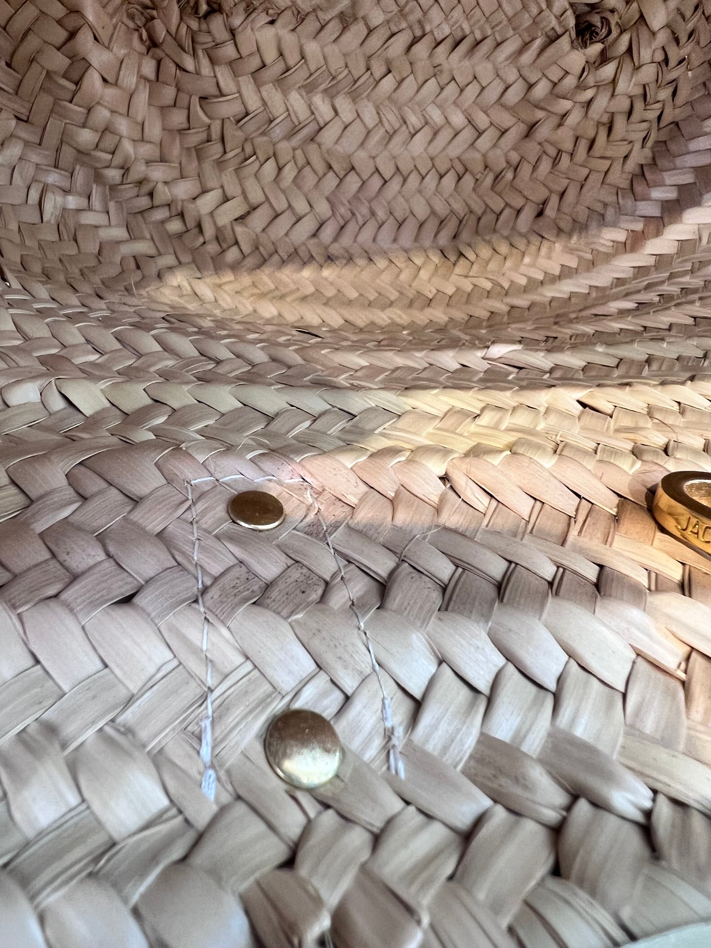 Jacquemus Le Panier Soli Ráfia