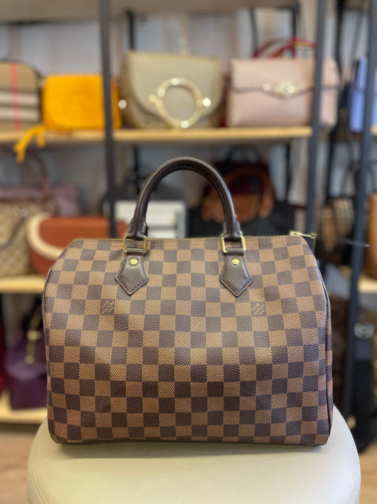 Louis Vuitton Speedy 30 Damier Ebene