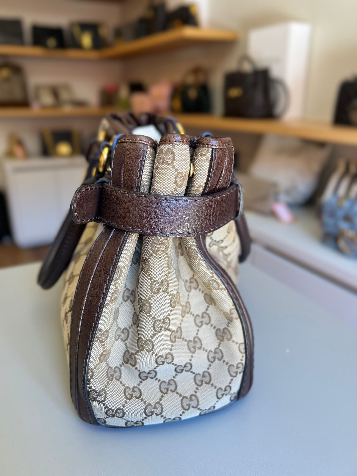 Gucci GG Canvas Running Tote