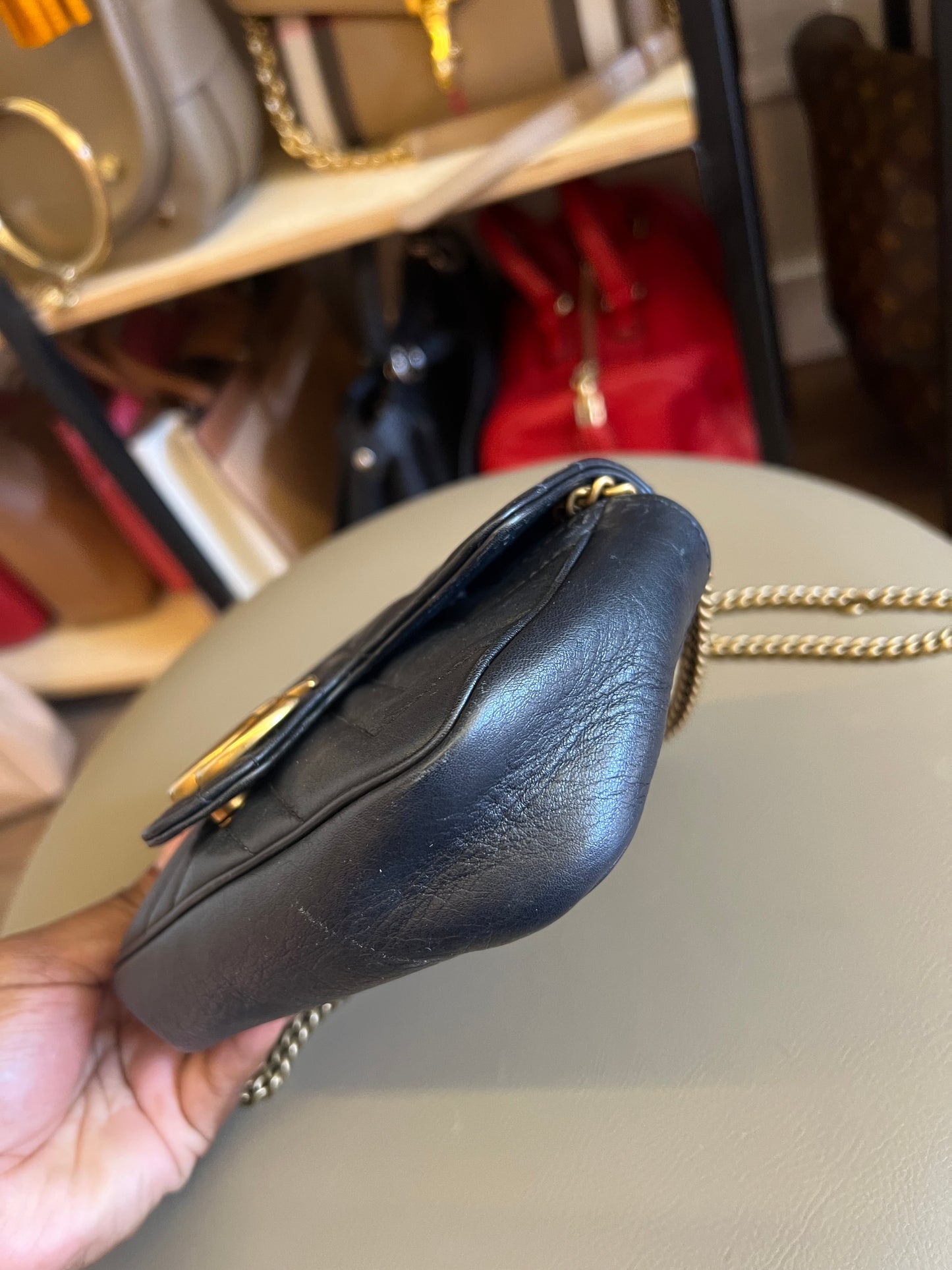 Gucci Mini Marmont Preta