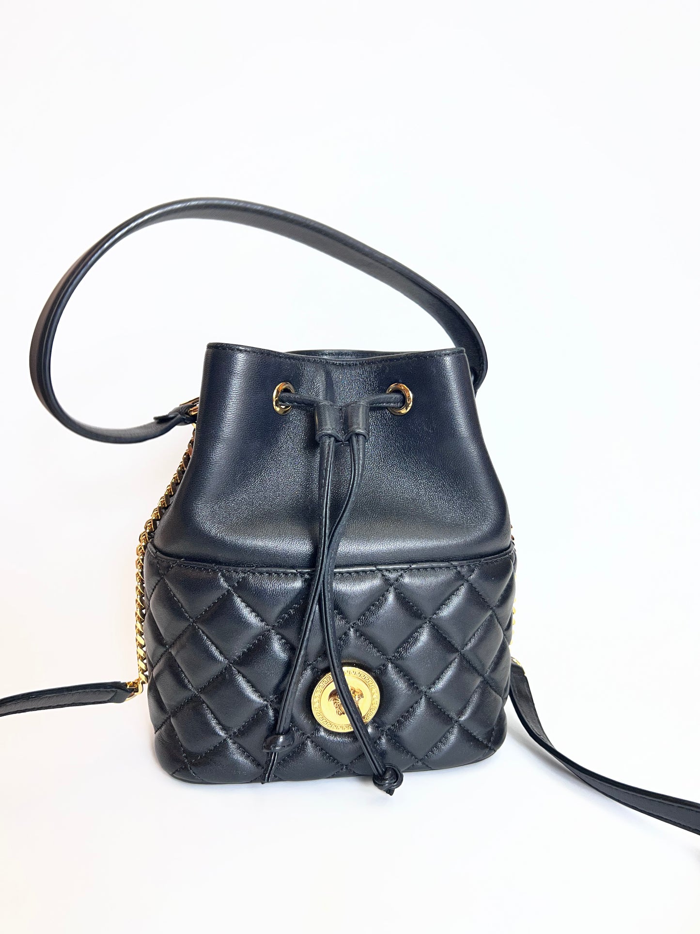 Versace Bucket Shouder Preta