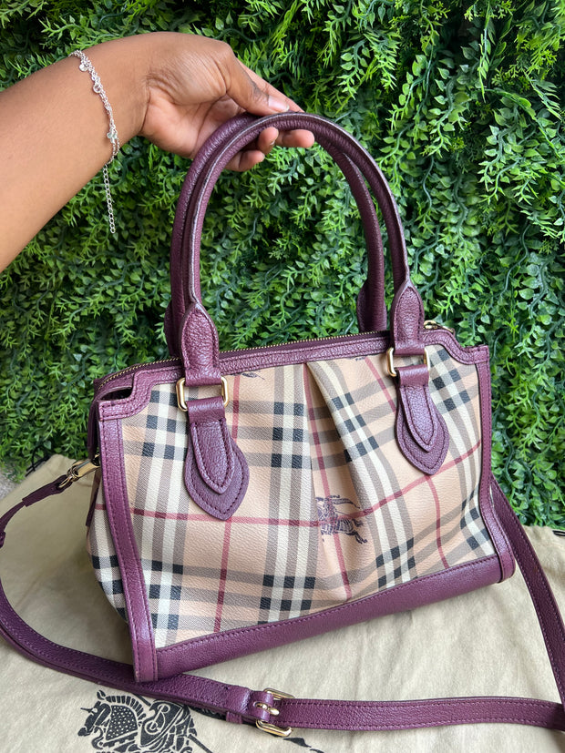 Burberry Haymarket Roxa