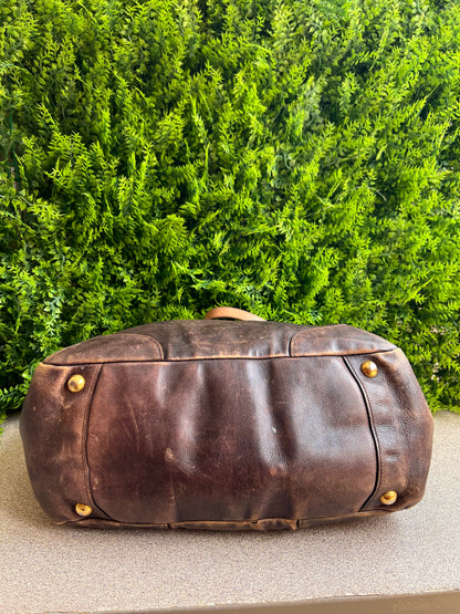 Prada Tote Soft Calf Marrom