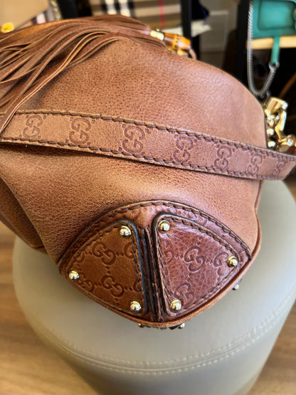 Gucci Indy Hobo Bag Marrom