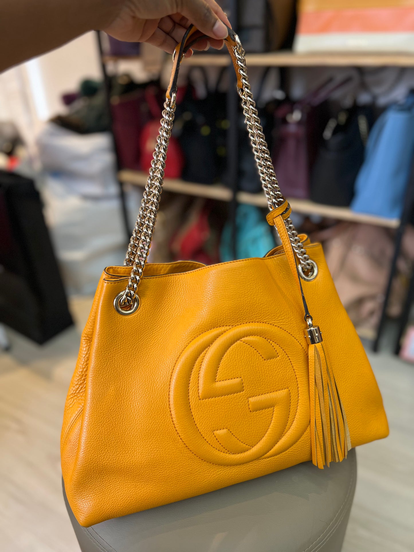 Gucci Soho Chain Mostarda