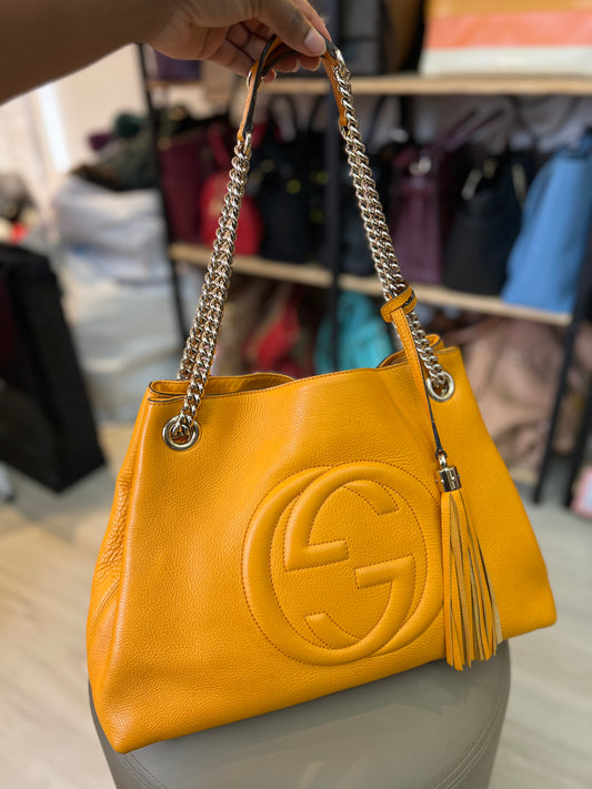 Gucci Soho Chain Mostarda
