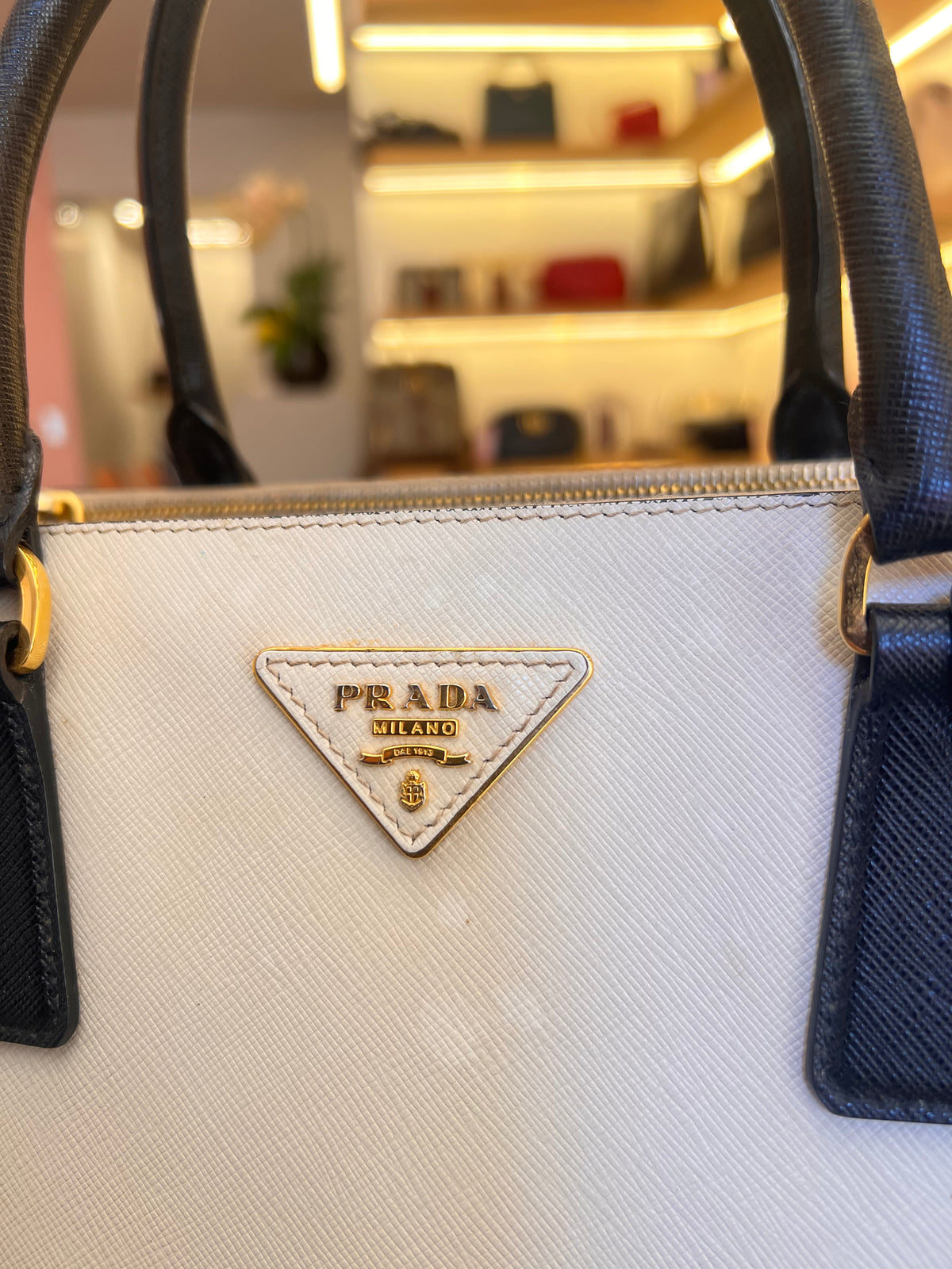 Prada Galleria Bicolor P&B