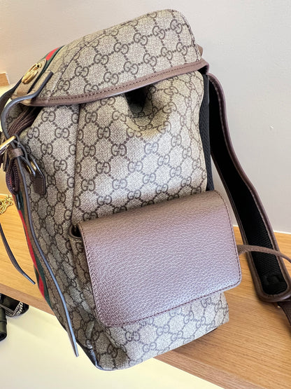 Mochila Gucci Ophidia GG Monograma