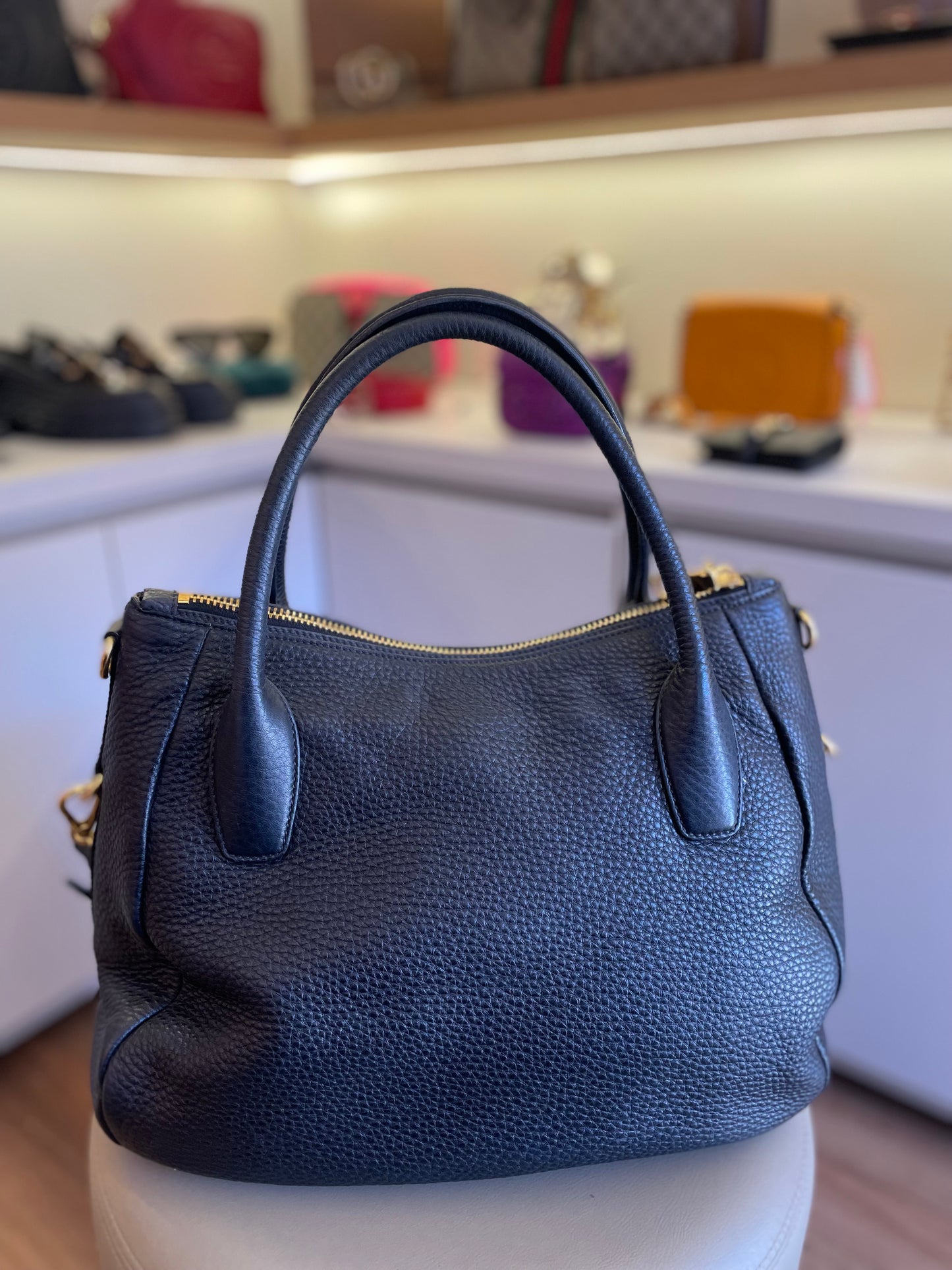 Prada Crossbody Leather Preta