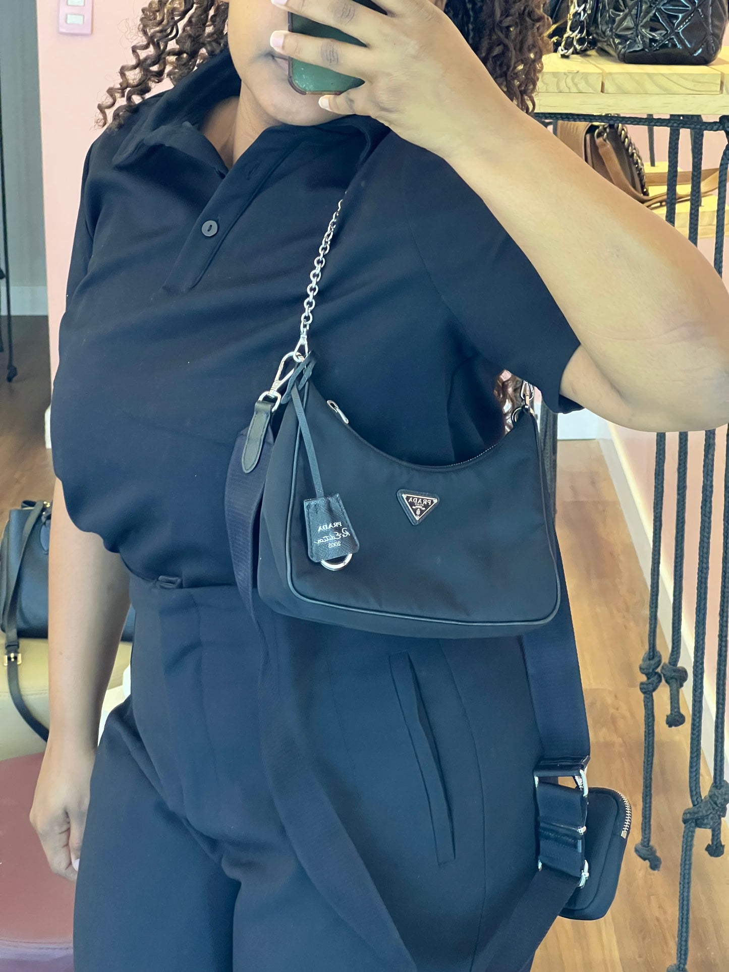 Prada Reedition Nylon Preta