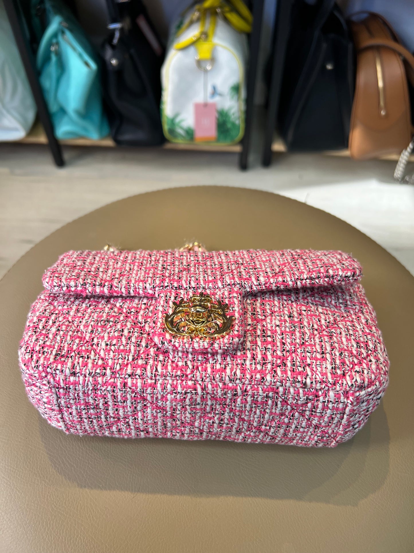 Isla Mini Tweed Rosa