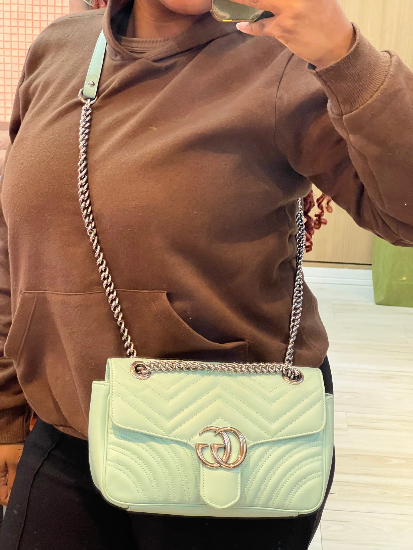 Gucci GG Marmont Verde Água