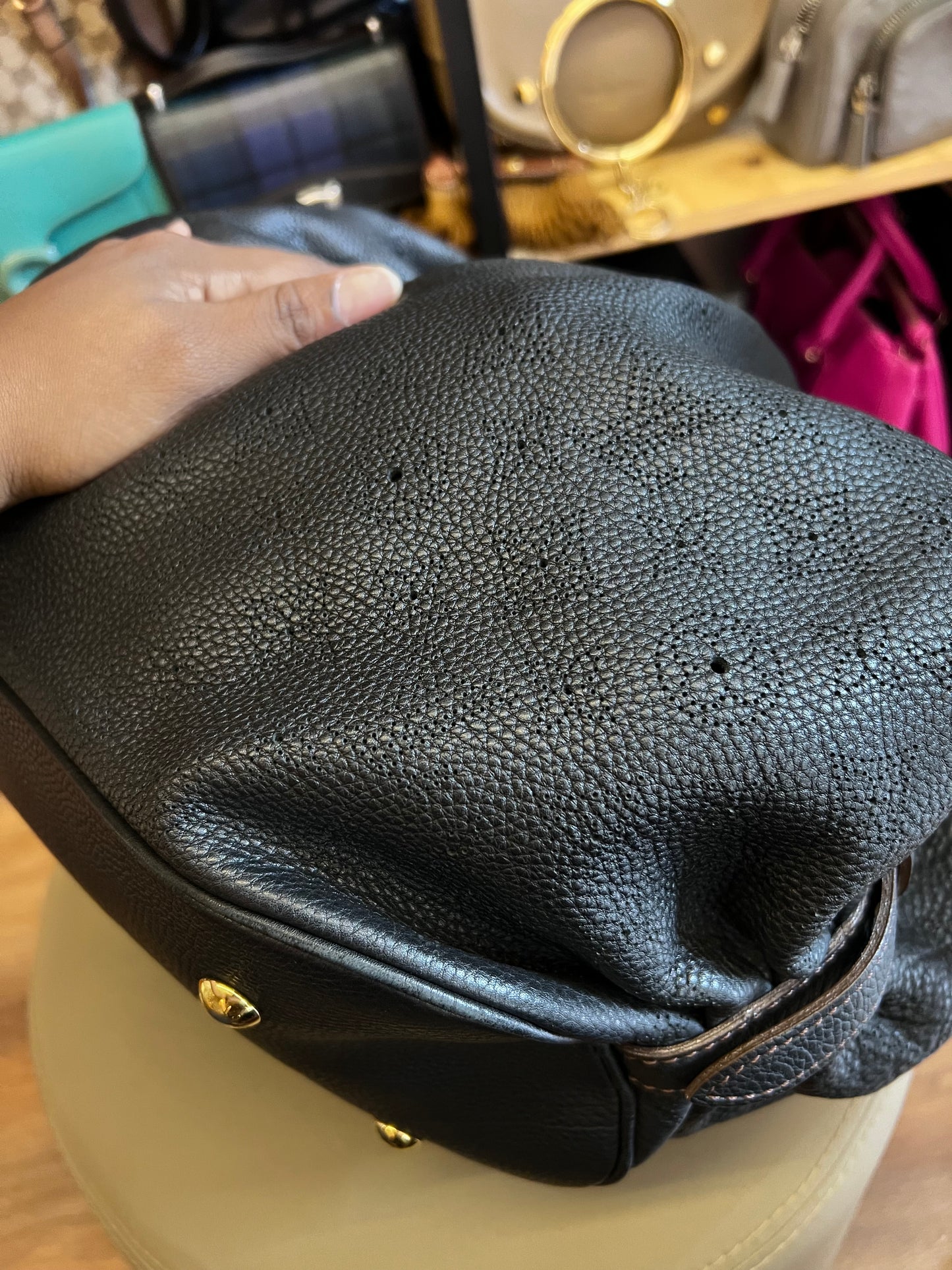 Louis Vuitton Mahina Large Preta