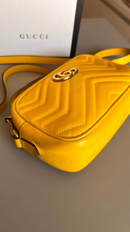 Gucci Marmont Mini Amarela