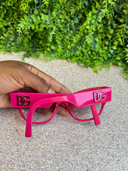 Óculos D&G Cat-Eye Rosa