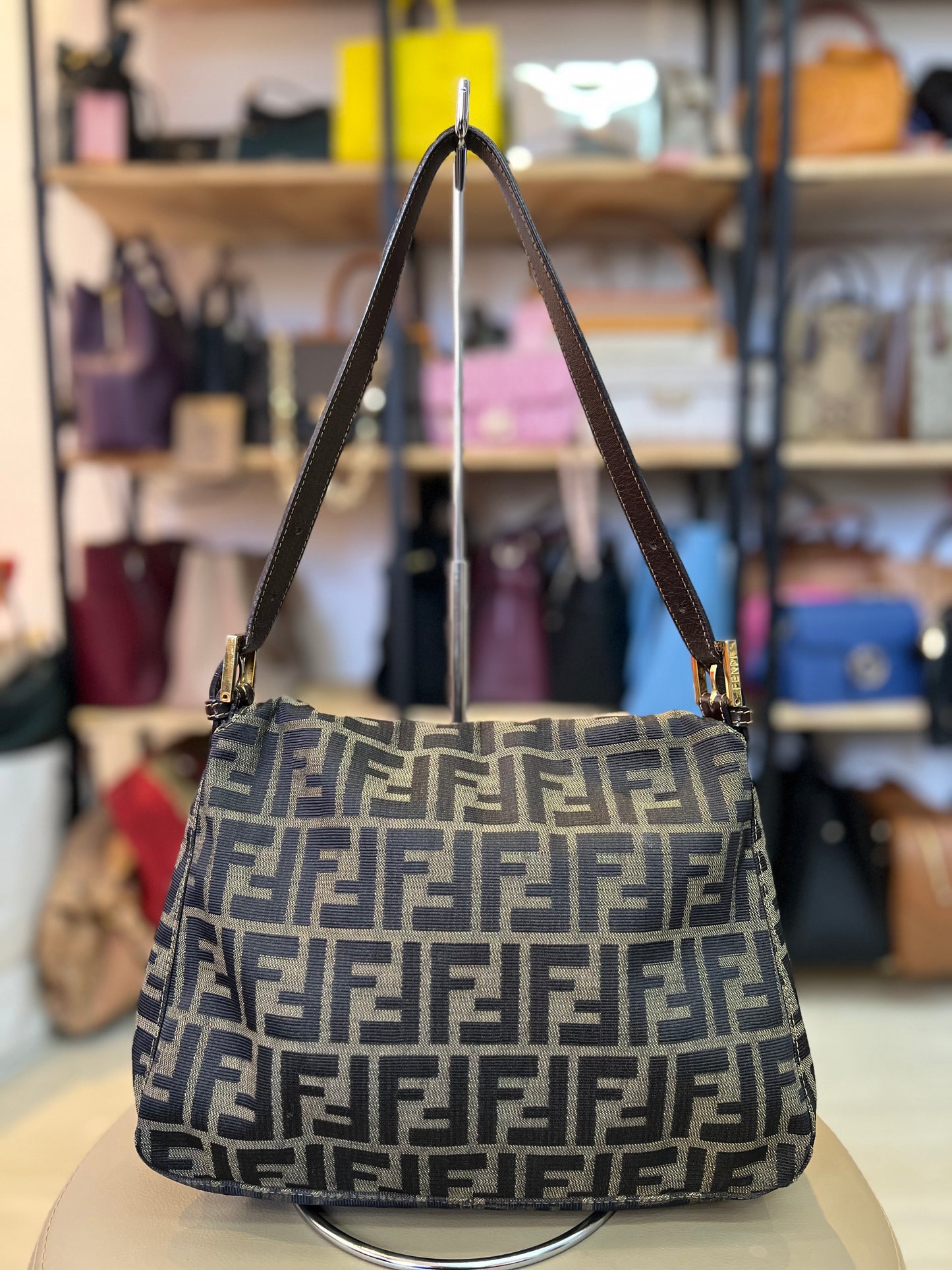 Fendi Zucca Mama Baguette