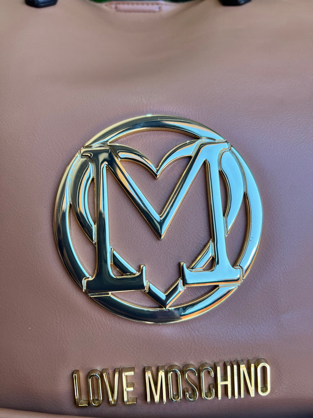 Bolsa Love Moschino Caramelo
