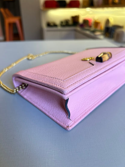 Gucci Diana Bamboo Shoulder bag Rosa