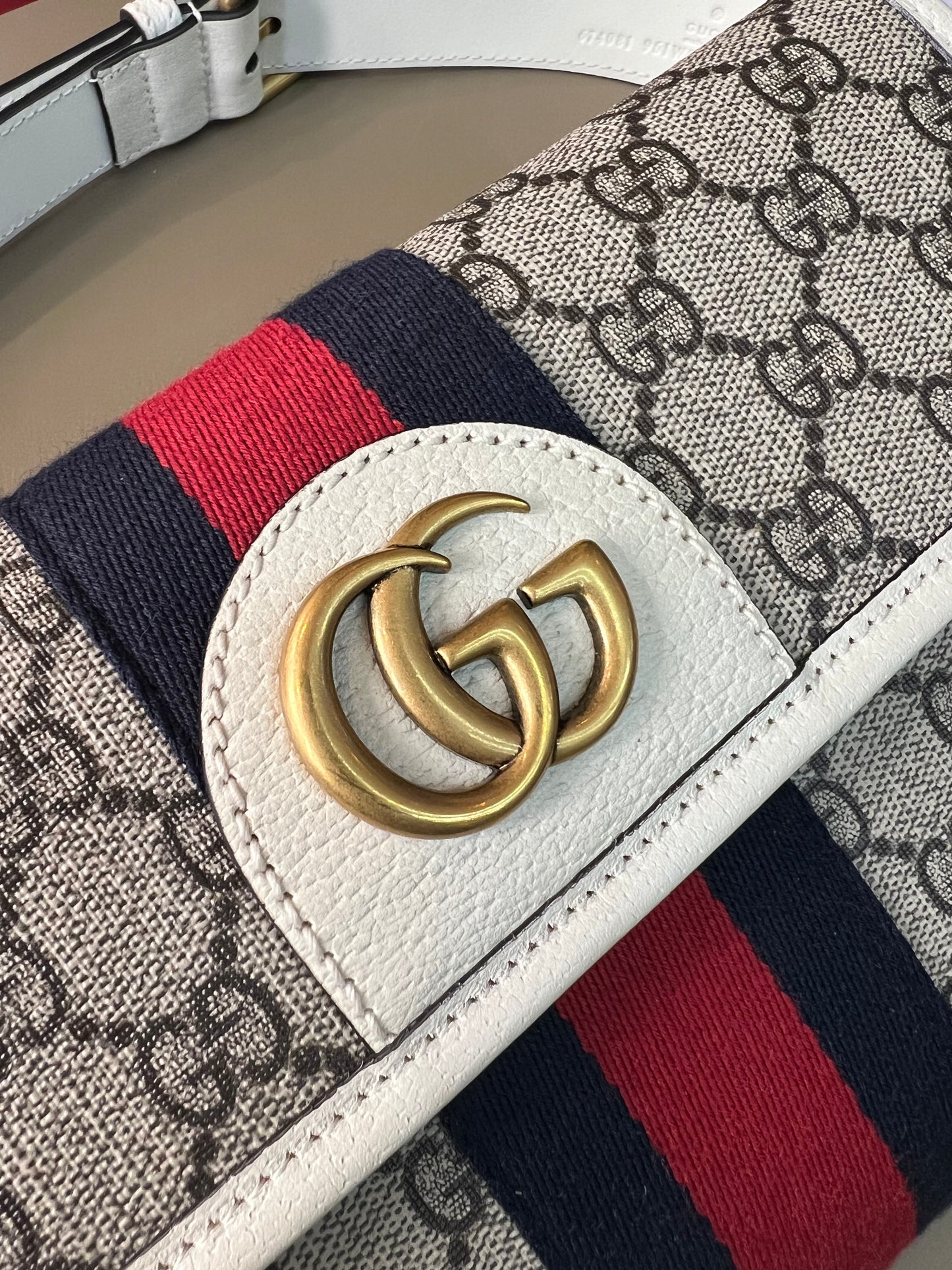 Pochette Gucci Belt Ophidia Off White
