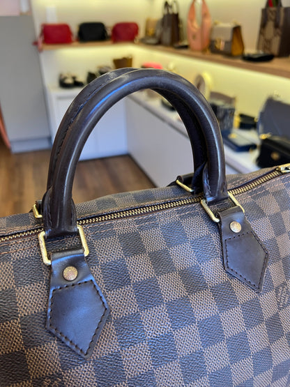 Louis Vuitton Speedy 30 Damier Ebene